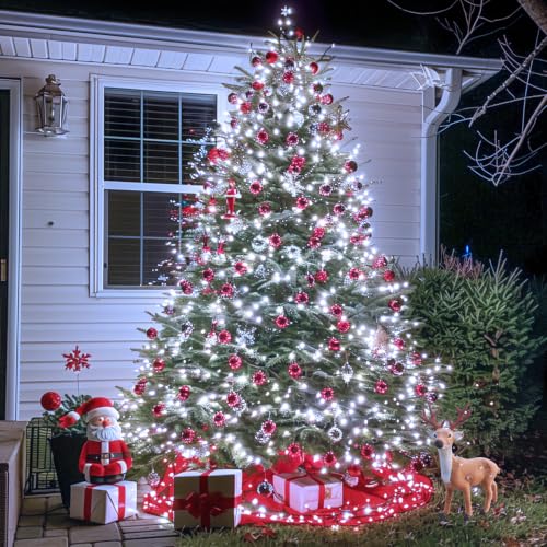 JMEXSUSS 500 LED Christmas Tree Lights Outdoor Indoor, White
