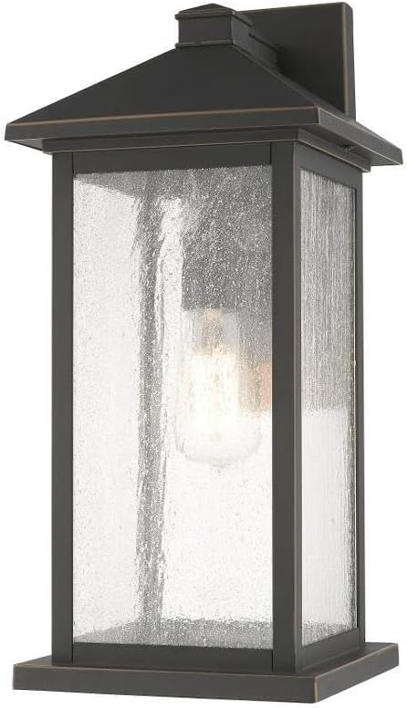 Z-Lite 531MXL-ORB 1 Light Outdoor Wall Sconce, Oil Rubbed Bronze
