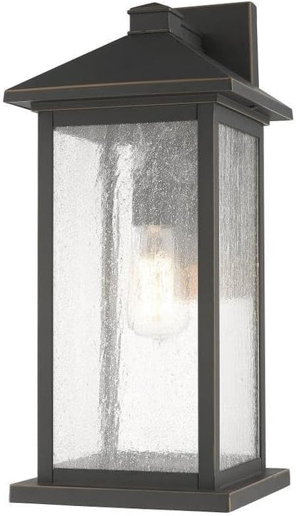 Z-Lite 531MXL-ORB 1 Light Outdoor Wall Sconce, Oil Rubbed Bronze