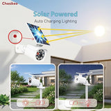 Solar Motion Lights Outdoor, Solar Spotlights with Motion Sensor