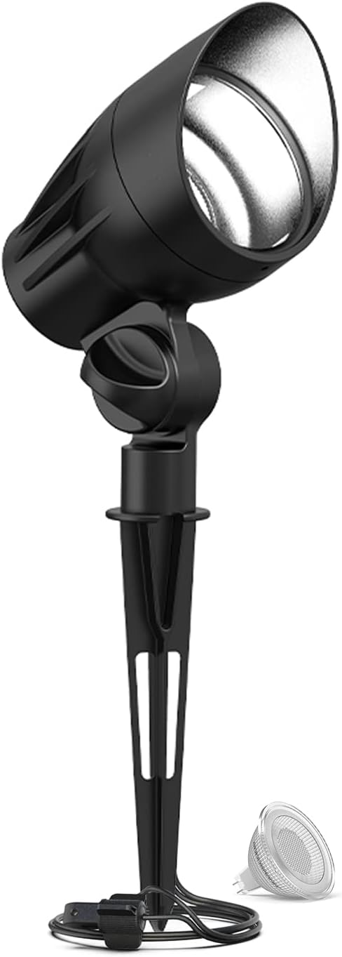GOODSMANN Low Voltage Spot Light Landscape Lighting 5W LED 6500K for Outdoor Lighting with Metal Spike and | Lumora