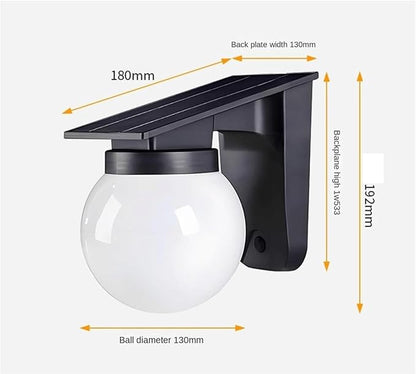 QUQUQ Solar Pathway Lights Wall Solar Outdoor Lights Bright Waterproof Security Light for Patio Yard Patio Decor