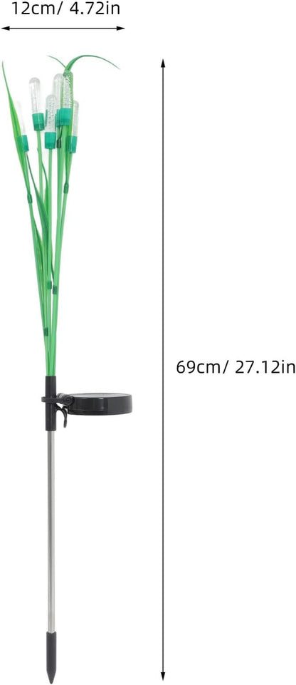 Solar Powered Garden Lights Outdoor Decorative Solar Lawn Path Lights for Patio and Landscape with Ground Stake