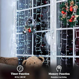 KAQ Connectable 200LED 66Ft String Lights, Christmas Lights Indoor Outdoor