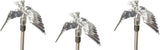 Starry Illuminate 3 PCS Solar Color Changing Style Garden Stake Light Pathway Stake Light (Hummingbird Wing Down) | Lumora