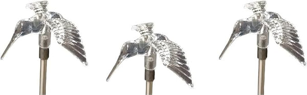 Starry Illuminate 3 PCS Solar Color Changing Style Garden Stake Light Pathway Stake Light (Hummingbird Wing Down) | Lumora