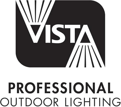 SPW Vista Professional Outdoor Lighting SL-4260-B-W-LB2ND Step Rail Brick Light Specialty Fixture with Aluminum Housing & Black Finish (Includes 2.5W 2950K LED Lamp Bulb)