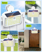 Clip on Solar Lights Outdoor, Motion Sensor Fence Lights