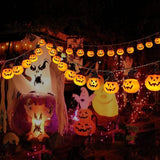 1 Pack Solar Jack O Lantern Lights - Orange Halloween Pathway Decor for Outdoor Halloween Yard Display - 20 Piece | Lumora