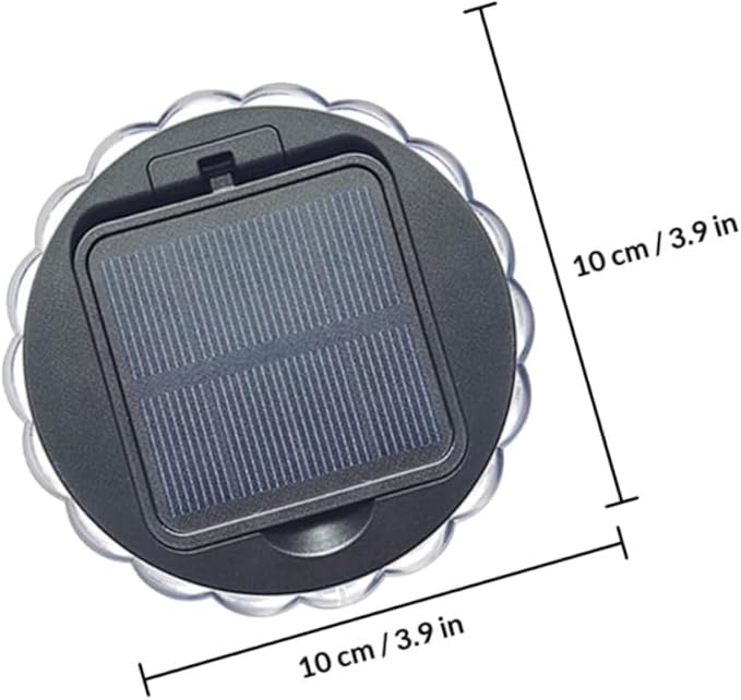 BESPORTBLE 2pcs Solar Powered Wall Lights Decorative Garden Solar Light Outdoor Yard Lamp White for Patio Fence | Lumora