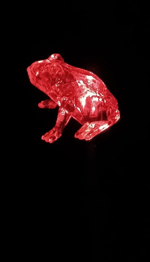 Starry Illuminate 3 PCS Solar Color Changing Style Garden Stake Light Pathway Stake Light (Frog) | Lumora