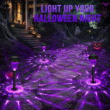 GIGALUMI Solar Halloween Lights Outdoor Waterproof Pathway Lights, 12 Pack