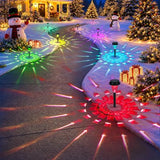 GIGALUMI Solar Christmas Lights Outdoor Waterproof Pathway Lights, 16 Pack