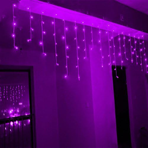 Lainin 3.5M/11ft 96 LED Linkable Fairy Curtain String Light with 8 Modes Control for | Lumora