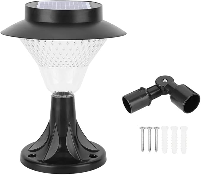 Solar Post Lights Outdoor Decorative Solar Globe Lights LED Solar Wall Lamp Solar Pathway Lights Outdoor for Yard Landscape