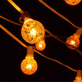 Hometown Evolution, Inc. Gold Outdoor Patio String Lights (10 ft, G40 Gold 1.6" Bulbs - White Wire) | Lumora