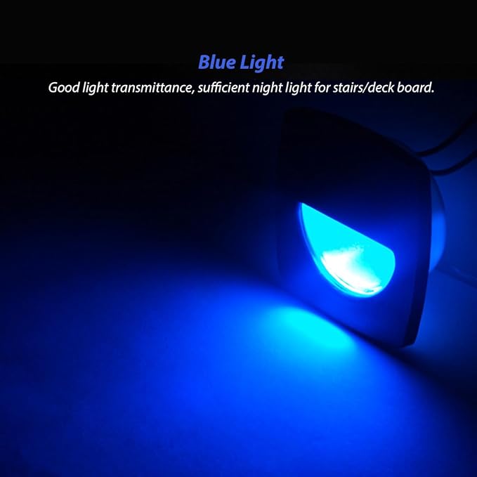 Dream lighting LED 12volt DC Recessed Courtesy Light for Marine Boat Ship Cabin Deck, RV Trailer Stair Step Lights | Lumora