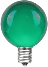 100 Foot G40 Outdoor Patio String Lights with 125 Green Globe Bulbs – Indoor Outdoor String Lights – Market Bistro | Lumora