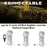 Eueasy LED Net Lights, 480L 10×10 FT Outdoor Mesh Lights for Patio, Gazebo
