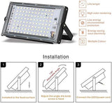 HOOK 100W Led Flood Light AC 220V 230V 240V Outdoor Floodlight Spotlight IP65 Waterproof LED Street Lamp Landscape | Lumora