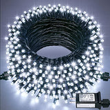 JMEXSUSS 200 LED White Christmas Lights Outdoor, 66ft String Lights Plug in