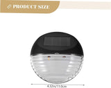 ARTIBETTER Solar Pathway Lights 4 Pack Solar Powered Outdoor Stairs Fence Garden Security Lamps | Lumora