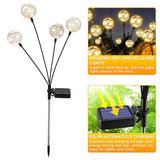 vignuto Solar Lights Outdoor Waterproof, 4 Packs, Solar Globe Lights, Garden Decor, Patio Decor, Unique Gifts for Women, Gifts for Grandma