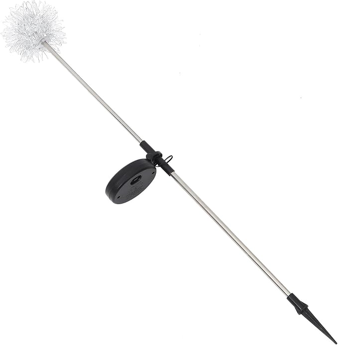VALICLUD Solar Dandelion Outdoor Lights Solar Garden Path Lights with Ground Plug LED Lawn Decor for Patio and Yard