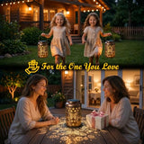 Cawalap Birthday Day Gifts for Women, Solar Lanterns Outdoor Waterproof