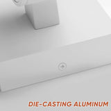 Fire Wolf Aluminum LED Outdoor Wall Light, Modern Black 3000K Outdoor Wall Sconce, Waterproof Front Door Down Light | Lumora