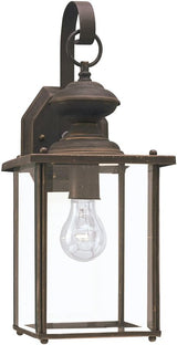 Generation Lighting 8458-71 Jamestowne Transitional One - Light Outdoor Wall Lantern Outside Fixture, Antique | Lumora