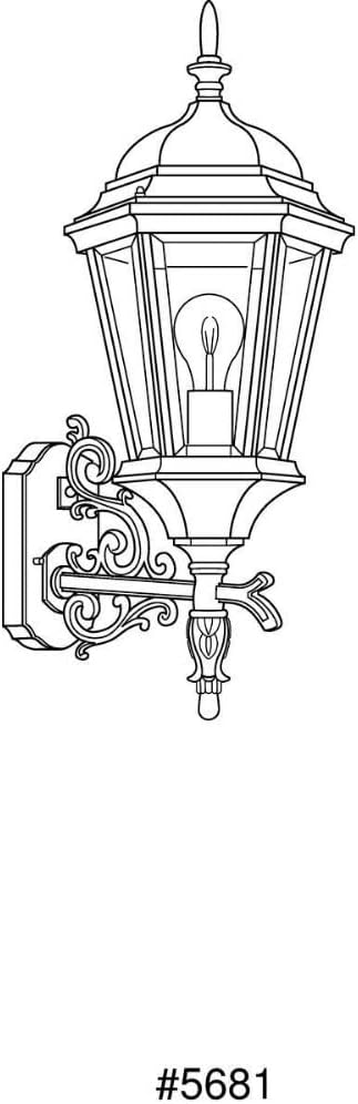 Progress Lighting Welbourne Collection 1-Light Clear Beveled Glass Traditional Outdoor Small Wall Lantern Light | Lumora