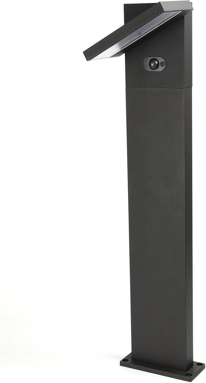 Solar Pathway Lights Outdoor with Motion Sensor - 375 Lumen IP65 Waterproof Path Lights for Driveway, 120° Adjustable Head & 3 Modes, 31.5" Tall Dusk-to-Dawn Landscape Lighting (CRI90+)