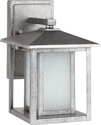 Sea Gull Lighting-Hunnington-60W One Light Outdoor Wall Lantern in Contemporary Style-7 Inch Wide by 11 Inch | Lumora