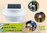 iSunMoon 6 Pack Outdoor Solar Powered LED Gutter Light Fence Roof Gutter Garden | Lumora