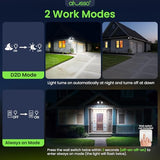 ALUSSO Dusk to Dawn Outdoor Lighting 30W 3500LM 3CCT 3000K/4000K/6500K 120V