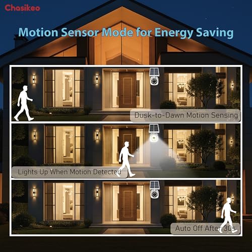 Solar Motion Lights Outdoor, Solar Spotlights with Motion Sensor