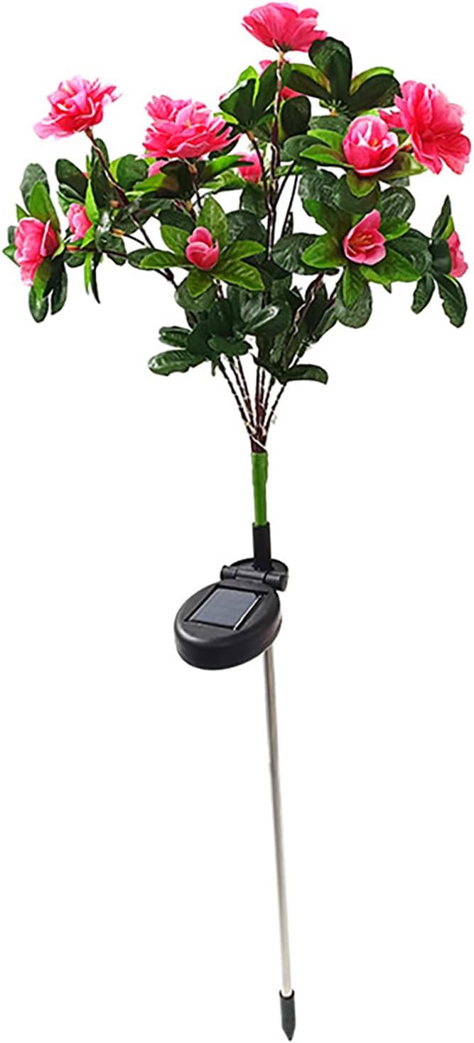 Solar Garden Lights, Solar Stake Light Simulation Flower Decorative LED Stake Lamp,Solar Flower Lights, Solar Lights for Garden Courtyard Lawn