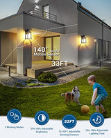 DEWENWILS Motion Sensor Outdoor Wall Lights, Dusk to Dawn Farmhouse Light