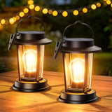Solar Lanterns Outdoor Waterproof, Bright Hanging Solar Lights for Outside