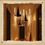 Homemory Hanging Floating Candles with Wand Remote and String, Flying Flameless LED Taper Candles Warm White Light, Battery Operated Window Candles with Wand for Halloween Christmas Party, 20 Pcs