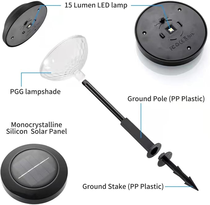 Solar Pathway Lights LED Solar Garden Stake Lights Outdoor Decorative for Yard Patio Walkway Landscape Lighting | Lumora
