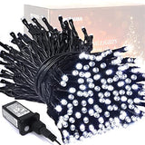 JMEXSUSS 200 LED White Christmas Lights Outdoor, 66ft String Lights Plug in