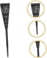 4 Pieces Solar Pathway Lights Outdoor LED Garden Decorative Solar Powered Waterproof Lawn Landscape Lighting Warm | Lumora