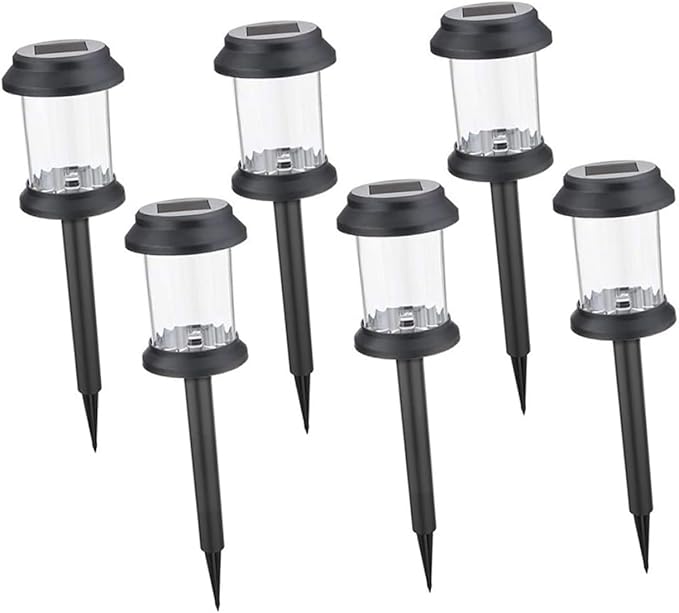 6pcs Solar Lawn Lights Waterproof LED Landscape Ground Plug Lamps for Outdoor Garden Decoration Energy Saving Solar | Lumora