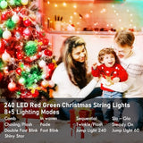KAQ Connectable 240LED 88Ft String Lights, Christmas Lights Indoor Outdoor