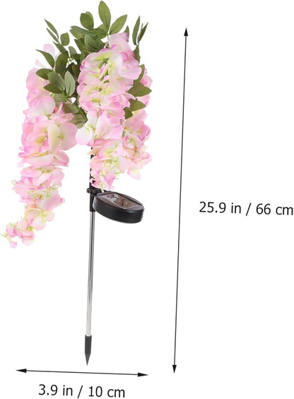 Flower Shape Solar Pathway Light Solar Garden Lights Led Yard Decorative Lamp