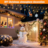 Nisocy LED Christmas Connectable String Lights Outdoor Waterproof – Warm White Fairy Lights with Plug, Tree Lights for Patio, Garden, Bedroom, Wedding, Party, Decor (66FT)