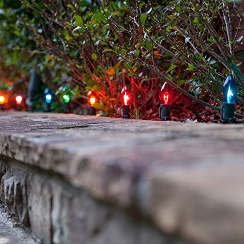 Wintergreen Lighting C7/E12 Light Stringer, E12 Sockets, 12” Socket Spacing, Outdoor String Light Patio Christmas | Lumora