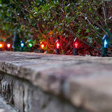 Wintergreen Lighting C7/E12 Light Stringer, E12 Sockets, 12” Socket Spacing, Outdoor String Light Patio Christmas | Lumora